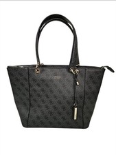 Guess Noelle II Small Logo Tote Bag in Black EUC