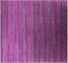 11' Square Wool & Silk Super Savannah Gabbeh Hand-Knotted Rug - Q8988