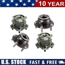 AWD New Front & Rear Wheel Bearing Hub for 2008 2009 2010-2013 Nissan Rogue