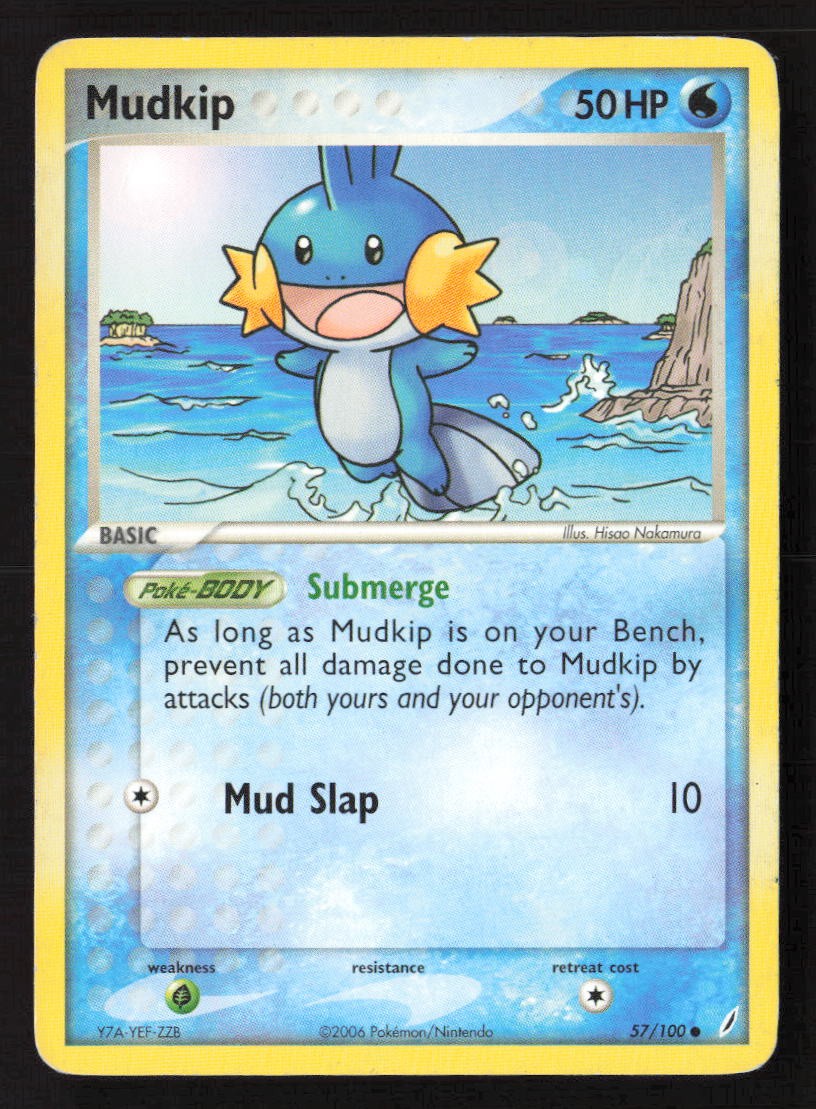 Mudkip - 057/100 Common Normal CG 57/100 LP Pokemon TCG