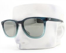 Costa Del Mar Sullivan Sunglasses Shiny Teal Silver Polarized Glass 580G w/case