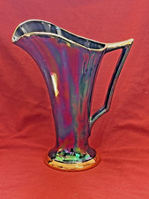 Art Deco Sadler Jean Blue Lustre Jug/Vase/Pitcher Mint/Excellent Condition