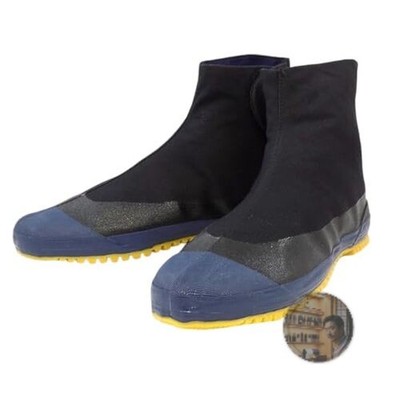RIKIO MJH5MII Men's Gardening Tabi Boots Black 23cm Waterproof 5-Layer Magic