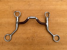 MYLER HBT Shank  Ported Barrel  Western Horse Bit ~ MB33 ~ 5"