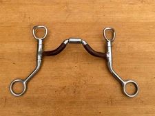 MYLER HBT Shank  Ported Barrel  Western Horse Bit ~ MB33 ~ 5"