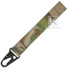 KRYDEX Tactical Hook Strap Clip Keychain Carabiner fit MOLLE Belt/Vest MC Camo