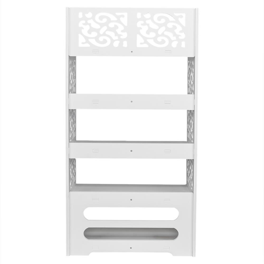 5 Tiers Storage Bookcase Organizer Standing Shoe Rack Shelf Cabinet