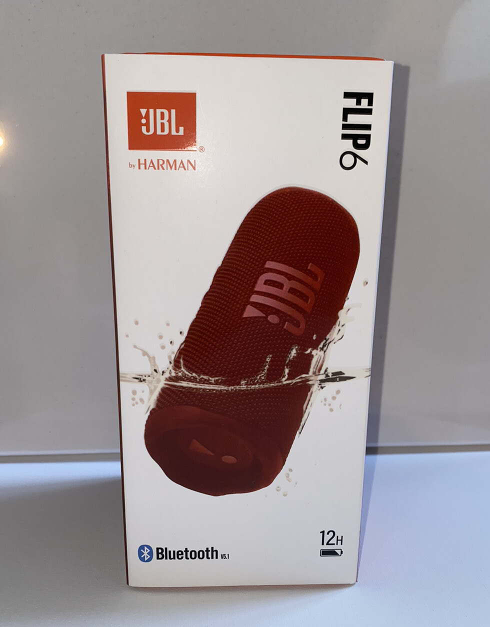 JBL FLIP6 Portable Waterproof Speaker - Red
