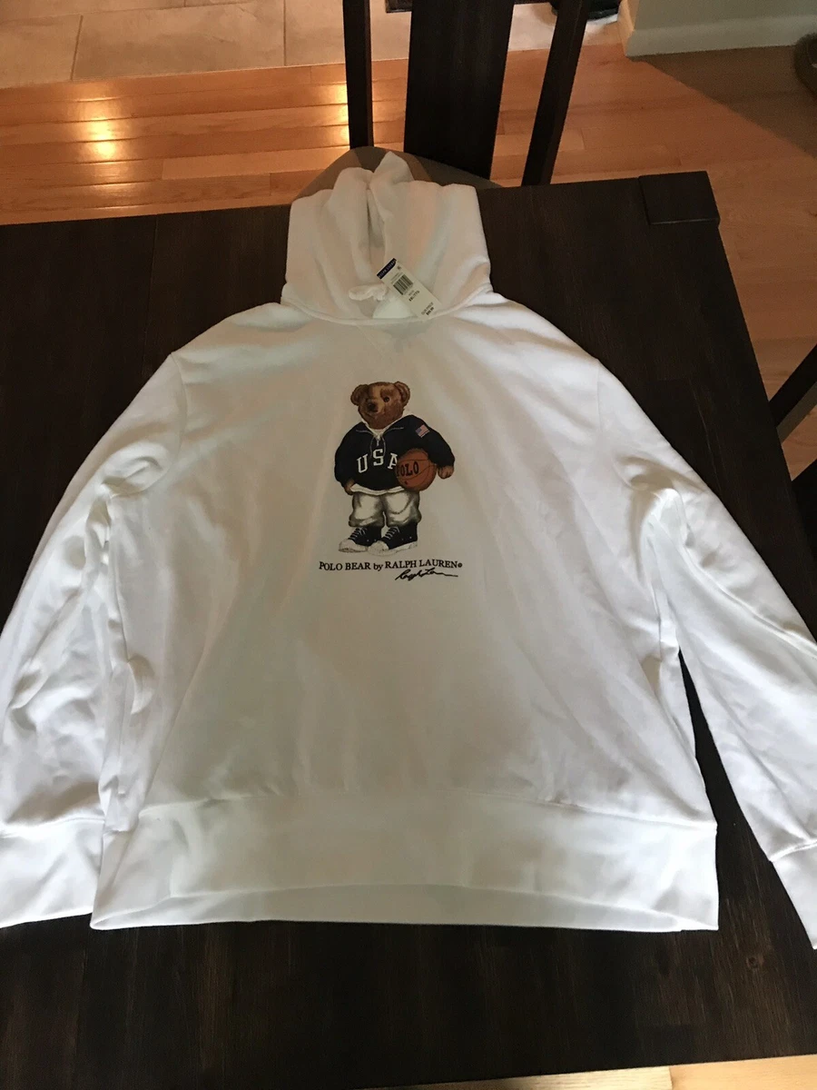 Ralph Lauren USA Basketball Bear Hoody XXL 2XL Limited NWT | eBay