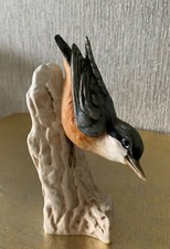 GOEBEL BIRD THE NUTHATCH PORCELAIN MATT FINISH PERFECT