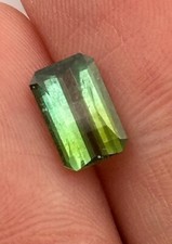 Natural Bi Color Blue Green Indicolite Tourmaline Loose Gemstone 1.27ct