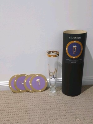 Ritzenhoff Beer Glass Plus Matching coasters