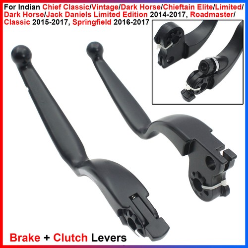 For Indian Chief Classic/Chieftain Elite/Springfield, 1 Pair Brake Clutch Levers - 第 1/9 張圖片
