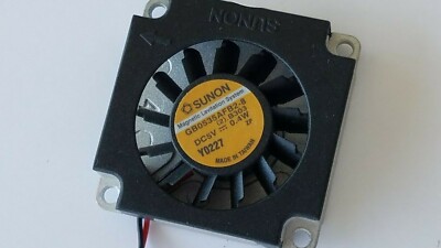 Ref - SUNON GB0535AFB2-8 Cooling Fan B303, sq:35x10, w:100, 2 pin, 0.4W (67-6)