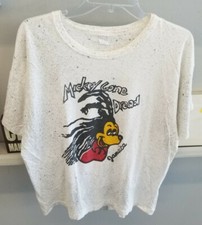 Disney Mickey Gone Dread Print Shirt Mickey Mouse Sun Club XL Cotton Jamaica 