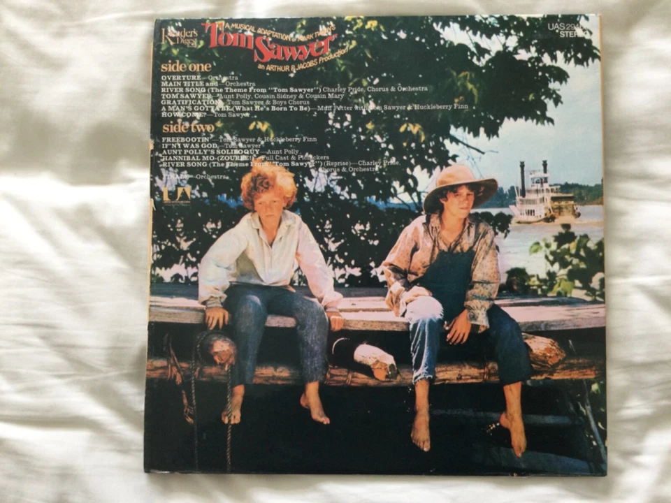 TOM SAWYER OST LP 1973 GATEFOLD JOHN WILLIAMS feat CHARLEY PRIDE - Image 2 of 4