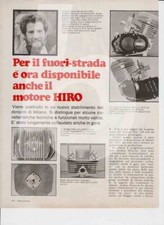 advertising Pubblicità-MOTORE HIRO 125 '74-MOTOCROSS ENDURO EPOCA ENGINE VINTAGE