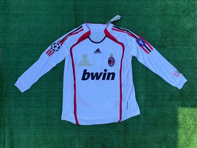 AC Milan Jersey UEFA Final 2006/07 Home White Retro Jersey Kaka