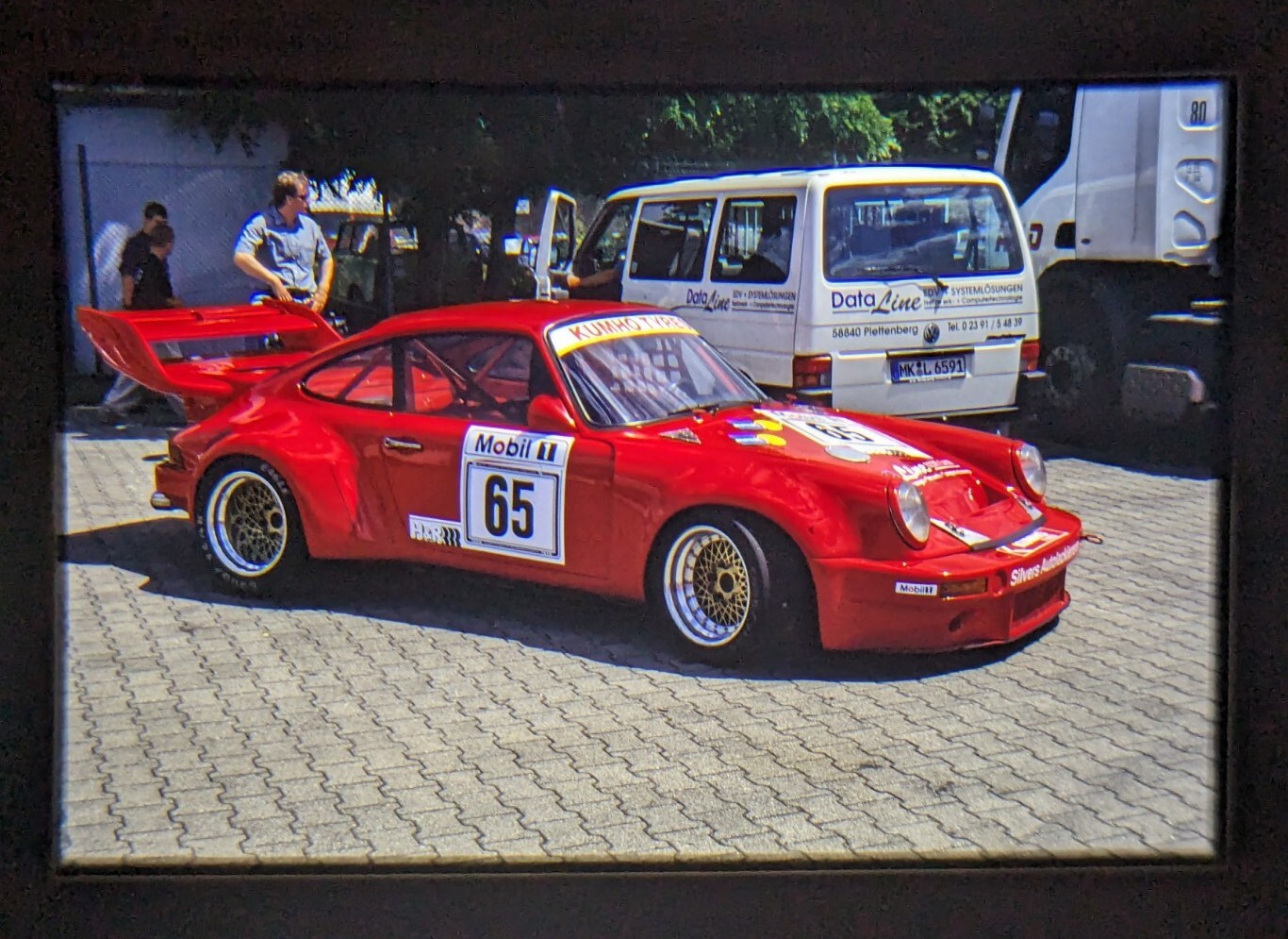 Vintage 1998 Porsche Race Car Slides Europe Set of 10-image