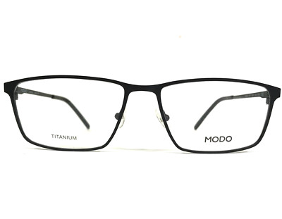 MODO Eyeglasses Frames 4240 BLK Black Rectangular Square Full Rim 57-16-145