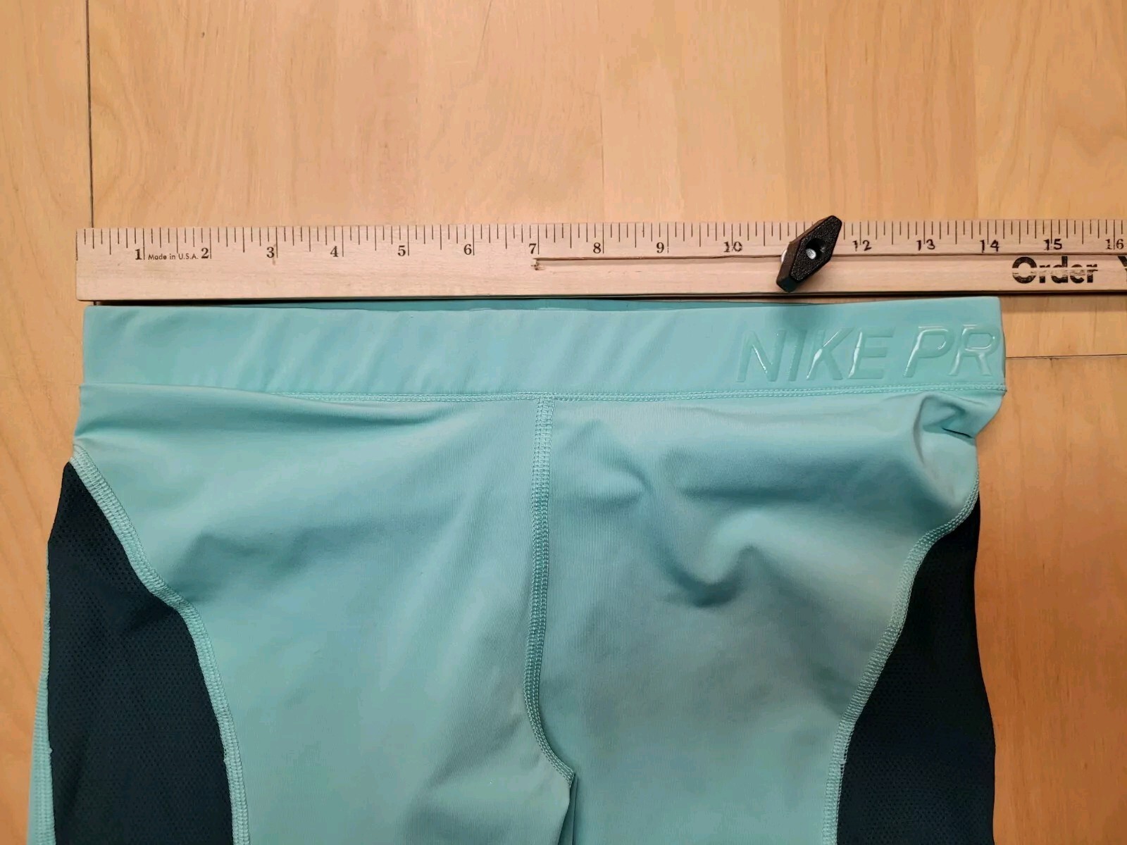 Nike Pro Hypercool Green Turquoise Large Leggings… - image 10