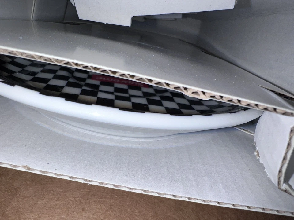 JUEGO DE ESPRESSO SUPREME IPA PORCELLANE AOSTA NEGRO A CUADROS Abierto 1 vez Foto 4 de 4