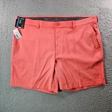 NWT Roundtree  Yorke Performance Shorts Men 42 x 7 Straight Fit Rose of Shar