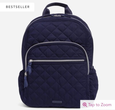 Vera Bradley Campus Rucksack Blau Damen BRANDNEU