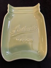 AUTHENTIC MASONN GREEN TRICKET/ Serving Dish. 