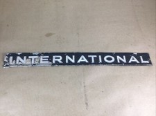 Vintage International Truck Aluminum Emblem 2-14 X 22-34 Rat Rod Man Cave Vintage International Truck Aluminum Emblem 2-14 X 22-34 Rat Rod Man Cave