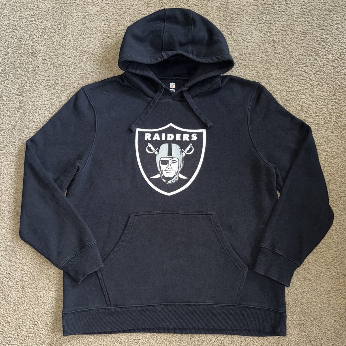 NFL Pro Line Las Vegas Raiders Embroidered Hoodie Sweatshirt Size