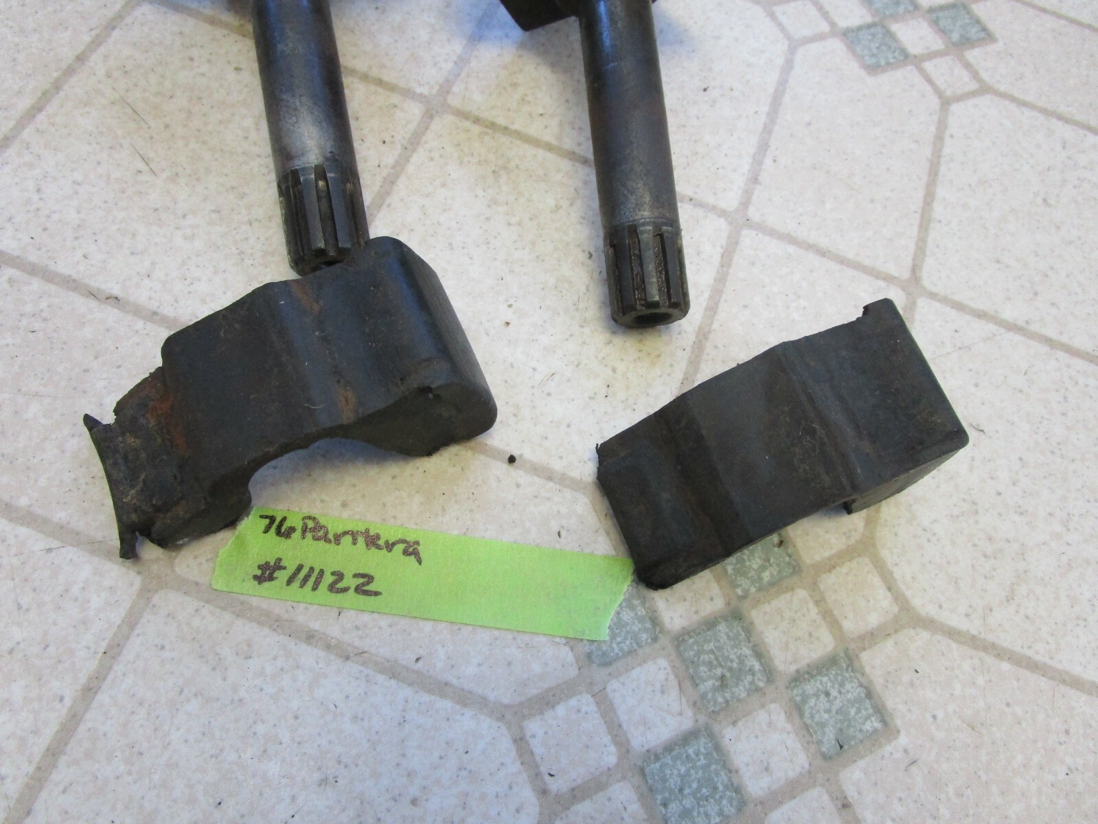 Vintage 76 Arctic Cat Pantera 500 F/A Snowmobile Ski Spindles eBay