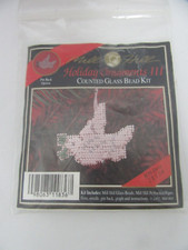 Mill Hill Bead Holiday Ornament III Kit H36 White Dove Bird Pin