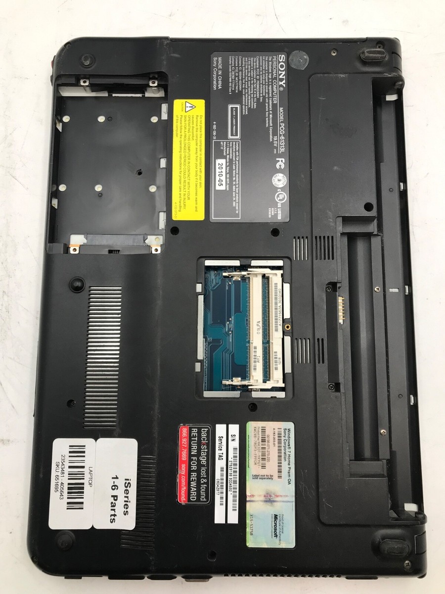 Sony VAIO PCG-61313L Intel Core i3 1st Gen- No boot/Display Damage