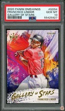 2020 PANINI DIAMOND KINGS FRANCISCO LINDOR GALLERY OF STARS #GOS4 PSA 10 POP 2 