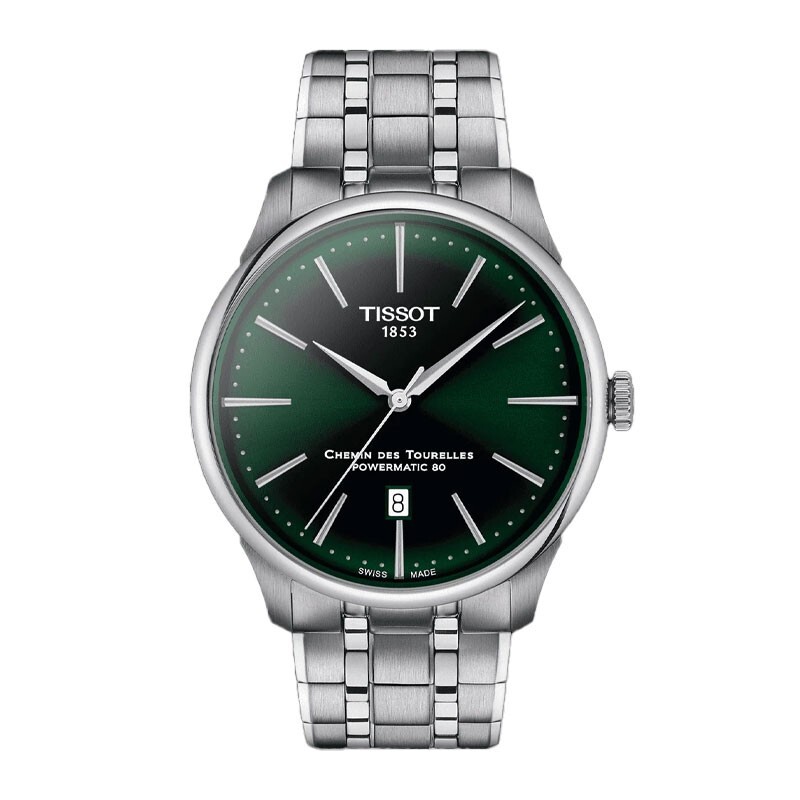 Tissot Chemin Des Tourelles 80 Green Dial 42mm Men
