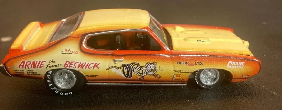 АРНИ ФЕРМЕР BESWICK 1969 ПОНТИАК GTO СУДЬЯ NHRA DRAG STRIP ЛЕГЕНДЫ НОВОМ НА КАРТЕ - Изображение 3 из 4