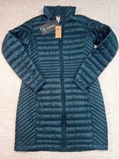 Duluth Trading Company Size Xs The Down Green Long Jacket With Quantum Elemental