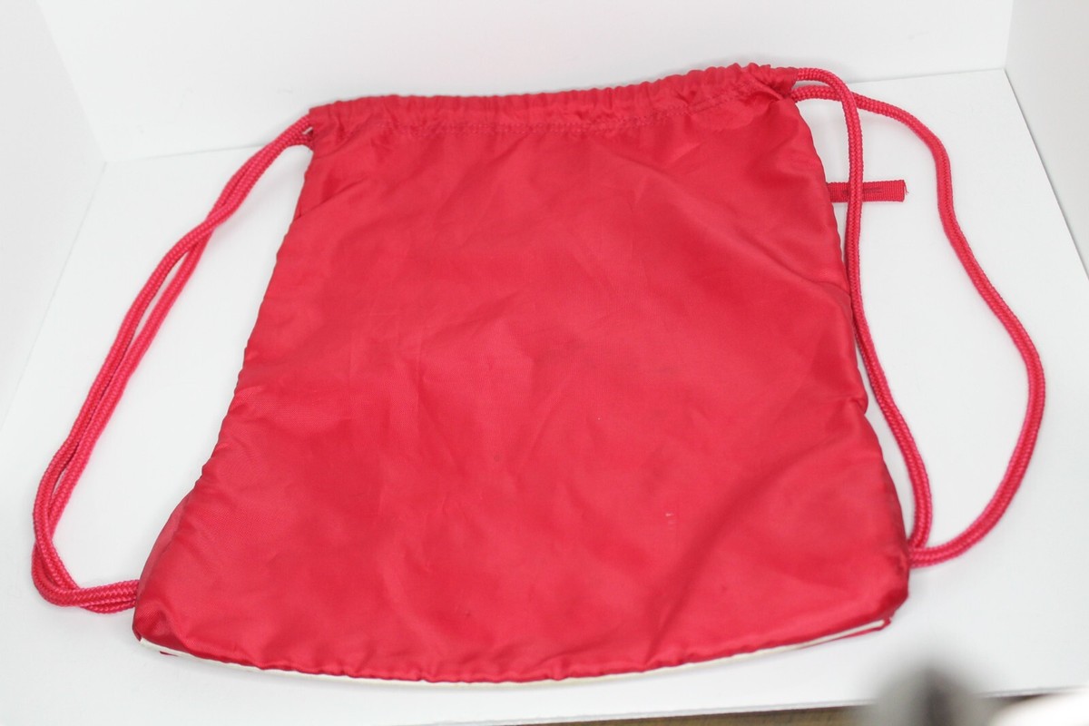 England Umbro Soccer Futbol Draw String Bag Red Backpack