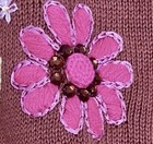 NEW NWT Vintage Storybook Knits Brown “Floral Shrug” 2x SS Sweater Gift Holiday — photo 4