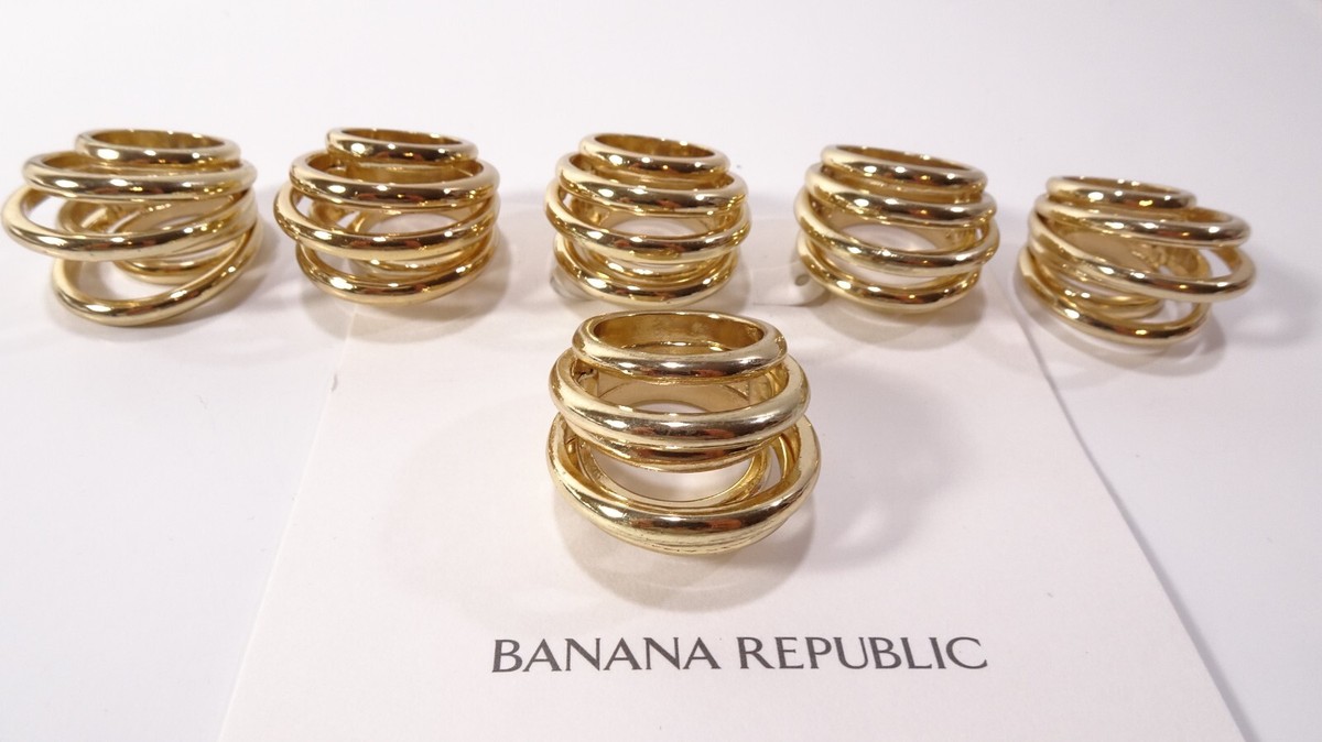 BANANA REPUBLIC ゴールド リング 指輪 BANANA REPUBLIC ゴールド リング 指輪 - メルカリ