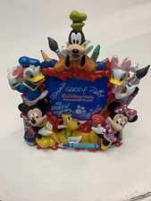 Walt Disney World Character Frame Mickey Minnie Mouse Goofy Pluto Donald Duck
