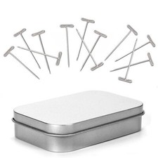 SUS304 Real Stainless Steel 1-3/4 inch 200 Pieces Wig T-Pins for Knit  Lace ...