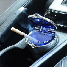 Portable Car Home LED Light up Ashtray Auto Travel Cigarette Ash Holder Cup 