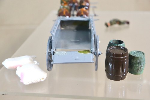 FUSILIER MINIATURES BOER WAR ARMY GENERAL SERVICE SUPPLY WAGON with SLOUCH HAT - Picture 9 of 13