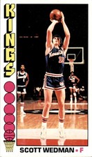 1976-77 Topps Large Basketball Card #142 SCOTT WEDMAN Kings (C)