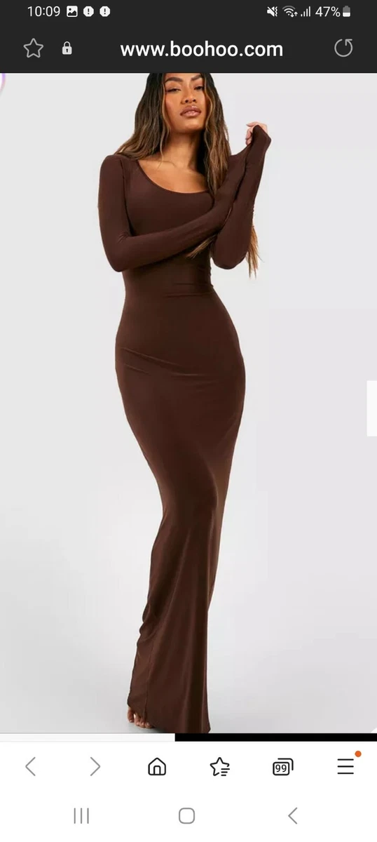 Long slinky dress top