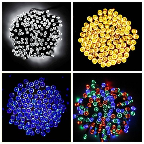 50m 500 LED Solar Fairy String Lights Outdoor Party Xmas Tree Waterproof AU - Picture 3 of 13