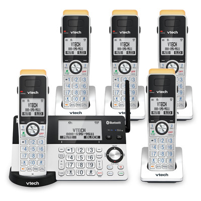 VTech IS8151-5 Expandable Answering System with Bluetooth Connect to Cell & Smar