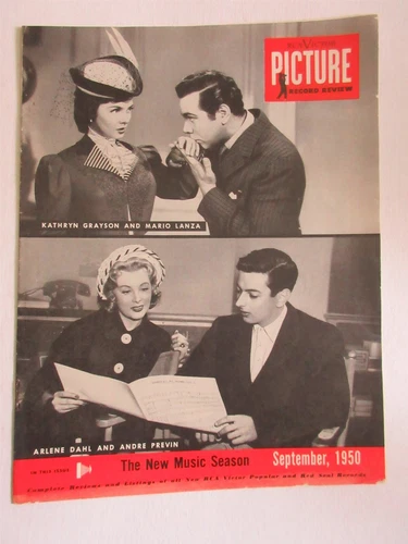 RCA Victor Picture Record Review Sept 1950 Arlene Dahl Kathryn Grayson